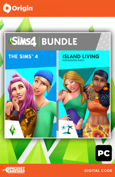 The Sims 4 & Island Living Bundle EA App Origin CD-Key [GLOBAL]